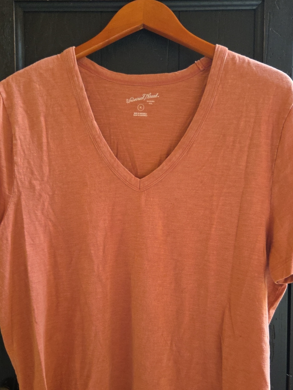 T Shirt Universal Tnread. Orangey Copper Color